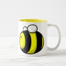 Cartoon Bumble Bee Coffee Mugs