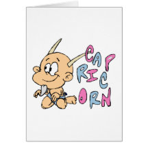 Cartoon Capricorn Greeting Cards