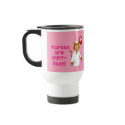 Cartoon Cat Nurse Pink Travel Mug Stainless Steel