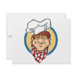 Cartoon Chef invitations
