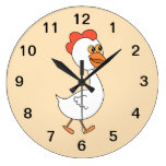 Cartoon Chicken. wall clocks