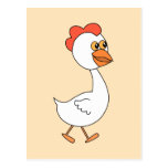Cartoon Chicken. postcards