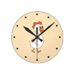 Cartoon Chicken. wall clocks
