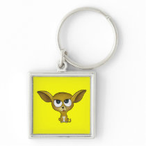 Cartoon Chihuahua Keychain