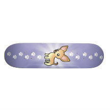 Cartoon Chihuahua (smooth coat) Skate Decks