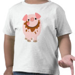 Cartoon Chocolate Pig children apparel t-shirts