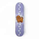 Cartoon Chow Chow skateboards