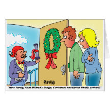 Cartoon Christmas Card by Dan Rosandich