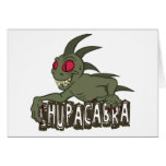 Cartoon Chupacabra cards