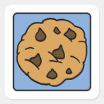 Cartoon Clip Art Chocolate Chip Cookie Dessert Stickers