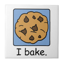 Cartoon Clip Art Yummy Chocolate Chip Cookie Tiles