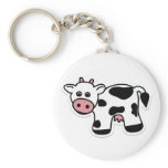 Cartoon Cow Keychain