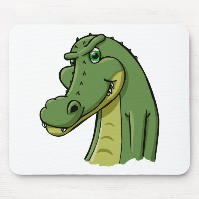 Cartoon Crocodile Mouse Mats by RandomGames