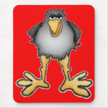 Cartoon Crow Mousepad