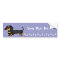 Cartoon Dachshund (smooth coat)
