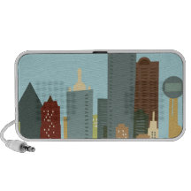 Cartoon Dallas Travelling Speakers