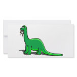 Cartoon Dinosaur Eating photo cards