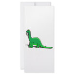 Cartoon Dinosaur Eating rack cards