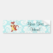 Cartoon Dragon; Cute Bumper Stickers