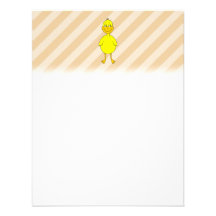 Cartoon Duck. Personalised Invitation