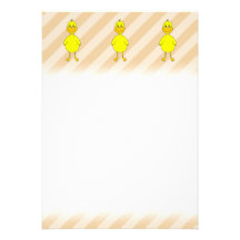 Cartoon Duck. Personalised Invites