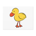 Cartoon Duckling postcards