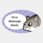 Cartoon Dwarf Hamster Sticker