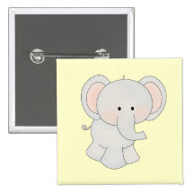Cartoon Elephant Buttons