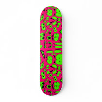cartoon eyes deck skateboard deck