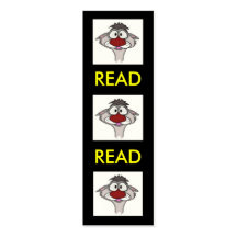 Cartoon Ferret Bookmark Business Card