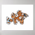 Cartoon Fish Sweetlips Children's Wall Art Poster posters