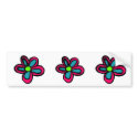 Cartoon Flower bumper stickers