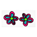 Cartoon Flower photo cards