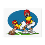 Cartoon Football Players postcards