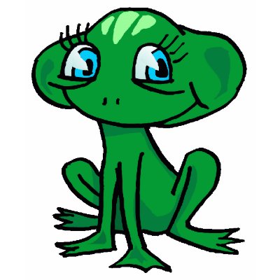 Cartoon Frog Tshirt by BloomingBouTees