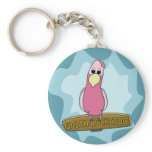 Cartoon Galah Cockatoo keychains