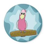 Cartoon Galah Cockatoo magnets