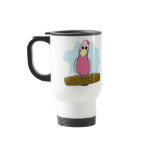 Cartoon Galah Cockatoo mugs