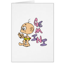 Cartoon Gemini Cards