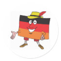 Cartoon Germany stickers