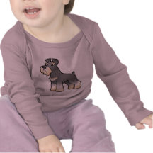 Cartoon Giant/Standard/Miniature Schnauzer Tee Shirt