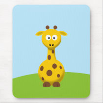 Cartoon Giraffe Use Pad
