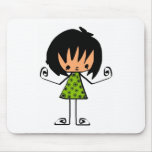 cartoon  girl mousepads