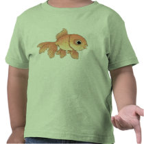 Cartoon Goldfish T Shirts