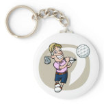 Cartoon Golfer keychains