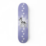 Cartoon Great Dane skateboards