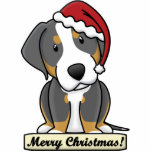 Cartoon Greater Swiss Mountain Christmas Ornament photo sculptures