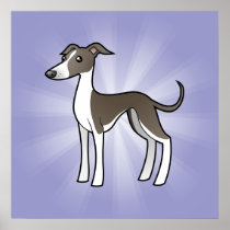 Cartoon Greyhound / Whippet / Italian Greyhound