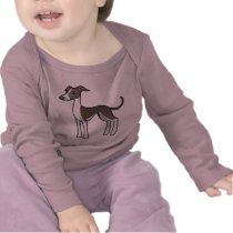Cartoon Greyhound / Whippet / Italian Greyhound T Shirts