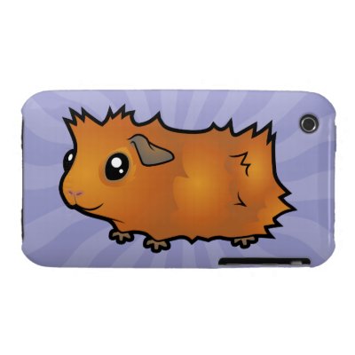 Cartoon Guinea Pig (scruffy) Iphone 3 Cases